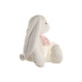 DKD Home Decor Set de 2 Peluches de Conejo Crema