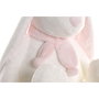 DKD Home Decor Set de 2 Peluches de Conejo Crema