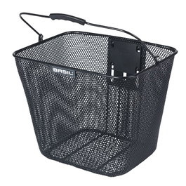 Basil Bilbao KF Cesta para Bicicleta Manillar Acero 22x26x28 cm Compatible KlickFix