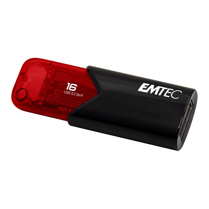Emtec Click Easy B110 16GB USB 3.2 Gen 2 Negro Rojo