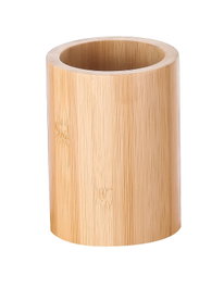 DKD Home Decor Vaso Loft Natural 8 x 11 x 8 cm Baño Bambú