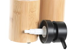 DKD Home Decor Vaso Loft Natural 8 x 11 x 8 cm Baño Bambú