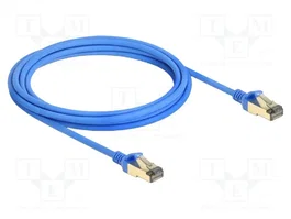 DeLOCK Cable de red RJ45 Cat.8.1 F/FTP Slim 3 m Azul