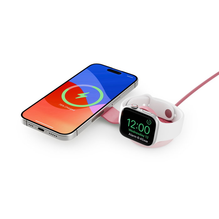 Twelve South ButterFly SE 2-in-1 Qi2 Wireless Charger Rosa