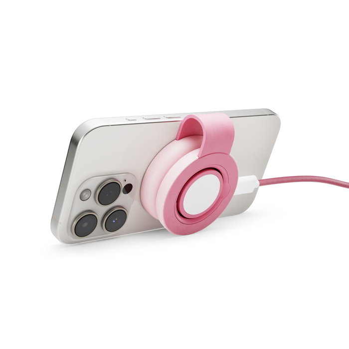 Twelve South ButterFly SE 2-in-1 Qi2 Wireless Charger Rosa