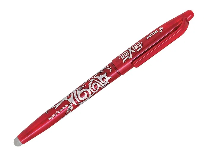 Pilot Bolígrafo Frixion Ball Borrable Roller 0,7 mm Punta Media Rojo en Blister