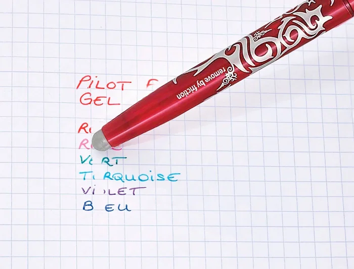 Pilot Bolígrafo Frixion Ball Borrable Roller 0,7 mm Punta Media Rojo en Blister
