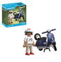 Playmobil Vespa 150 Sprint Veloce de 1969 - Moto Scooter de Juguete Azul