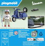 Playmobil Vespa 150 Sprint Veloce de 1969 - Moto Scooter de Juguete Azul