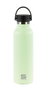 SAFTA Botella Termo Exterior con Goma 600ml Verde Hoja