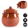 La Dehesa Puchero 2 L Barro Refractario Color Miel 18 x 20 x 18 cm (Set de 4)