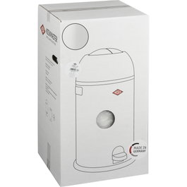 Wesco Kickmaster Soft Cubo de Basura Blanco Mate