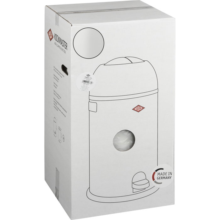 Wesco Kickmaster Soft Cubo de Basura Blanco Mate Wesco Kickmaster Soft Cubo de Basura Blanco Mate