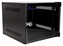Extralink LITE 4U 10 pulg. 280x310 mm Armario Rack Negro