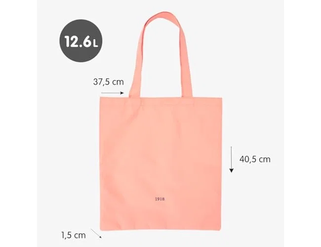 Milan Bolsa Tote Bag Serie 1918 Rosa en Tejido Ripstop