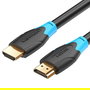 Vention Cable HDMI 2.0 4K aacbj, Macho-Macho, 5 Metros, Negro