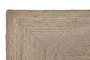 DKD Home Decor Alfombra de Lana y Yute Trenzada a Mano 120x180x1 cm Marrón Claro
