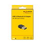 DeLOCK Adaptador Bluetooth 5.0 Mini USB 2.0 Negro