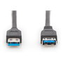Digitus Cable de Extensión USB 3.0 Tipo A M/F, 1,8 m