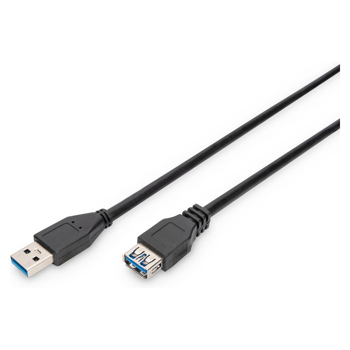 Digitus Cable de Extensión USB 3.0 Tipo A M/F, 1,8 m