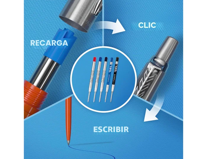 Parker Jotter XL Azul Mate Acero Inoxidable M