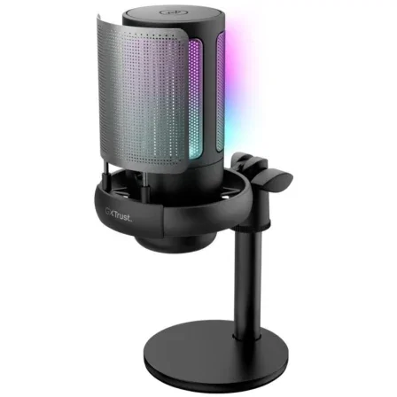 Trust Gaming GXT 238 Auron Micrófono USB Gaming con Iluminación RGB Negro - 26081 Trust Gaming GXT 238 Auron Micrófono USB Gaming con Iluminación RGB Negro - 26081