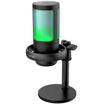 Trust Gaming GXT 238 Auron Micrófono USB Gaming con Iluminación RGB Negro - 26081 Trust Gaming GXT 238 Auron Micrófono USB Gaming con Iluminación RGB Negro - 26081