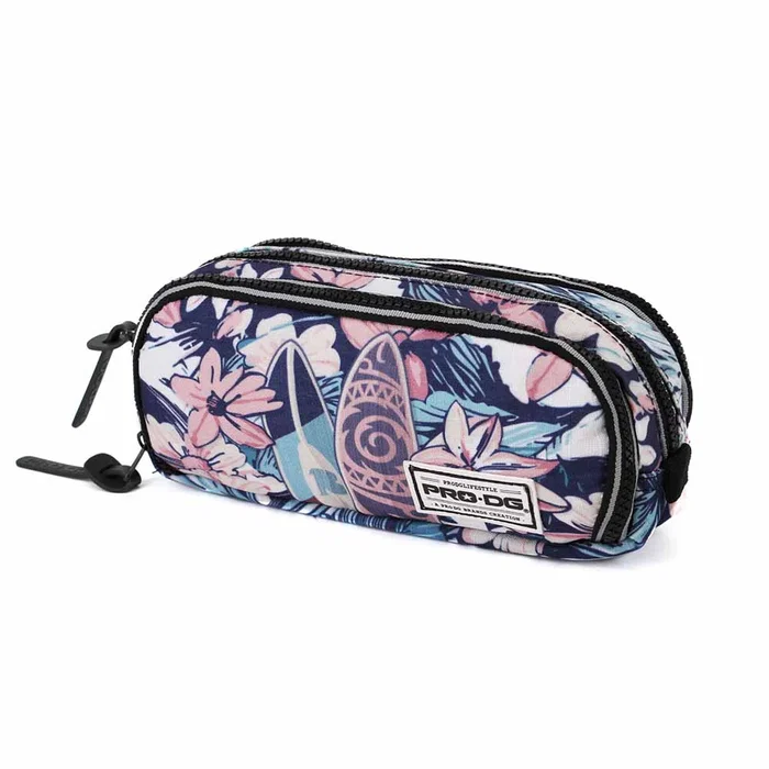 Pro-Dg Estuche Portatodo Note Samoa PRO-DG Rosa con 3 Compartimentos y 16 Ranuras para Lápices