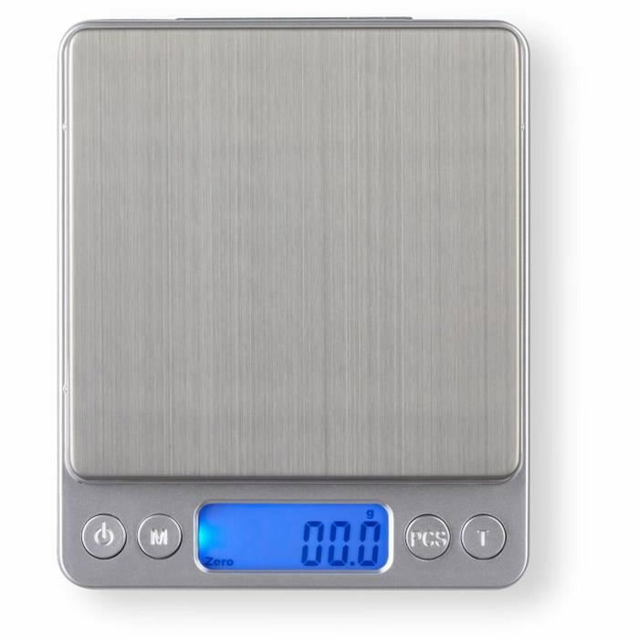 Livoo DOM474 Báscula Electrónica de Precisión con Bandeja de Acero Inoxidable