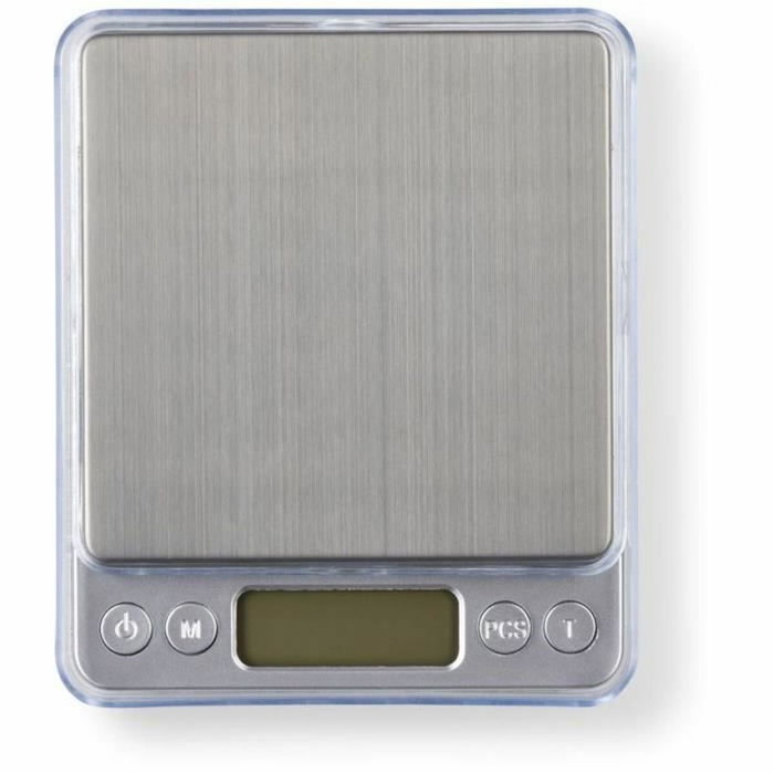 Livoo DOM474 Báscula Electrónica de Precisión con Bandeja de Acero Inoxidable