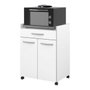 Ekipa Carrito de cocina HARMONY L 60cm - Blanco mate