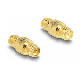 DeLOCK Adaptador RP-SMA hembra a RP-SMA hembra C6801