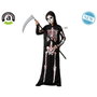 Disfraz de Halloween Esqueleto con Manchas de Sangre y Capucha, Infantil Unisex para Niños 7-9 Años - Negro de Polyester