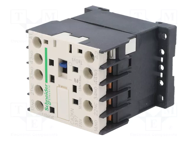 Schneider Electric CA2KN31P7 TeSys D - Contactor 4 polos 10A 230VAC