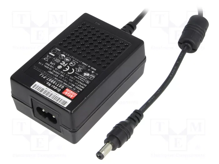 MEAN WELL GST18B07-P1J 15W 7,5V 2A MEAN WELL GST18B07-P1J 15W 7,5V 2A