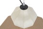 DKD Home Decor India lamps 2c25 Lámpara de Techo Urban Natural Blanco Roto Acero Papel 50 x 40.6 x 50 cm