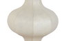 DKD Home Decor India lamps 2c25 Lámpara de Techo Urban Natural Blanco Roto Acero Papel 50 x 40.6 x 50 cm