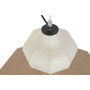 DKD Home Decor Lámpara de Techo de Papel y Acero LED Natural 50x50x40,6 cm