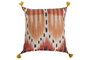 DKD Home Decor Cojín Poliéster Multicolor con Borlas 45x45 cm