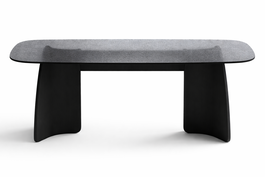 DKD Home Decor Mesa de Comedor de Cristal Templado y MDF 240x100x75,2 cm