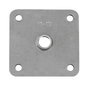 Q&Q Data Placa Cuadrada 54-54 M10, Acabado Bruto - Fijación Metálica Industrial, Carpintería (M6, M8, M10, Zincado)