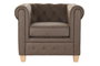 DKD Home Decor Sillón Vintage Marron Natural 80 x 70 x 80 cm