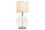 DKD Home Decor Lámpara de Sobremesa Cristal Orgánico 30x30x60