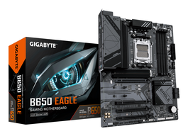 GIGABYTE B650 EAGLE Placa base ATX - AMD AM5 para Ryzen 7000/8000/9000, chipset B650, VRM 12+2+2 fases, DDR5 hasta 7600MHz, 3x M.2 (PCIe 5.0/4.0), LAN GbE, USB 3.2 Gen 2