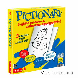 Mattel Games Pictionary Juego de Mesa Cast Idioma Polaco JGF69