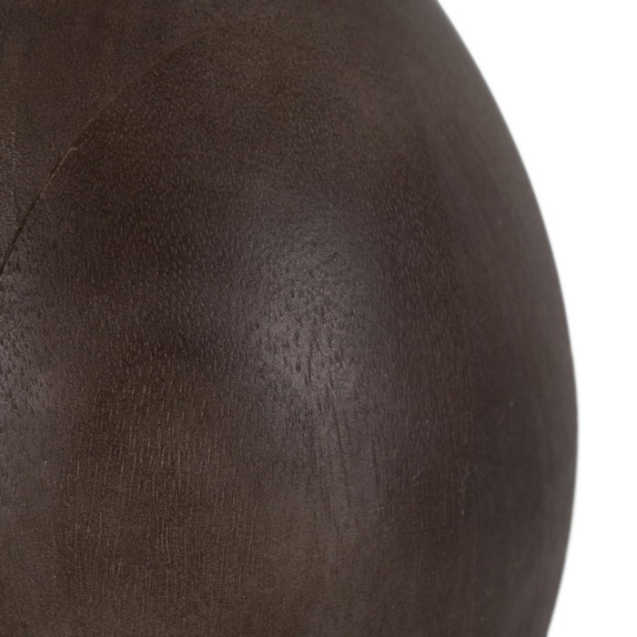 Base Lámpara Mesa Marrón Madera de Mango 16 X 16 X 26 cm Base Lámpara Mesa Marrón Madera de Mango 16 X 16 X 26 cm