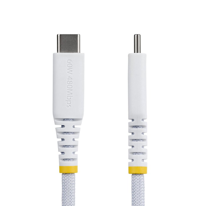 StarTech.com Cable de Carga USB-C Trenzado de 15cm Blanco StarTech.com Cable de Carga USB-C Trenzado de 15cm Blanco