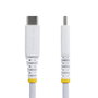 StarTech.com Cable de Carga USB-C Trenzado de 15cm Blanco