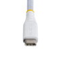 StarTech.com Cable de Carga USB-C Trenzado de 15cm Blanco