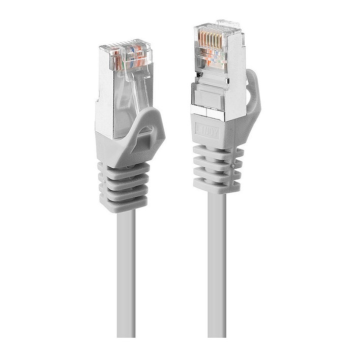 Lindy Cable de Red Ethernet RJ45 Cat.5e F/UTP Blindado 2 Metros Gris - Patch Cable para Red 1GBase-T con Conectores Chapados en Oro y Protector de Pestillo Snagless Lindy Cable de Red Ethernet RJ45 Cat.5e F/UTP Blindado 2 Metros Gris - Patch Cable para Red 1GBase-T con Conectores Chapados en Oro y Protector de Pestillo Snagless
